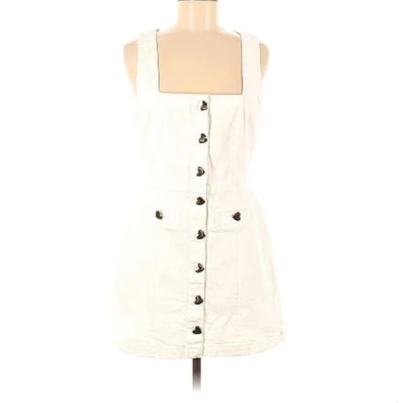 Reformation Dionne white denim mini dress - Picture 9 of 11
